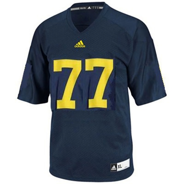 Michigan Wolverines Youth NCAA Taylor Lewan #77 Blue College Football Jersey RML1549ON
